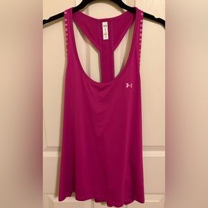 Under Armor XL Pink Heat Gear Tank Top